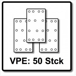 Abrasifs Rectangulaires Stickfix 80x133 Mm Grain 80 Boîte De 50 Pièces