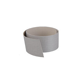 Chant stratifié thermocollant 42mmx1.32ml alu/alu pvc