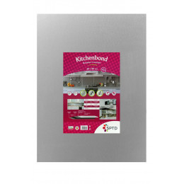 Panneau composite alu 60x80cm 3mm/0.15mm alu brossé