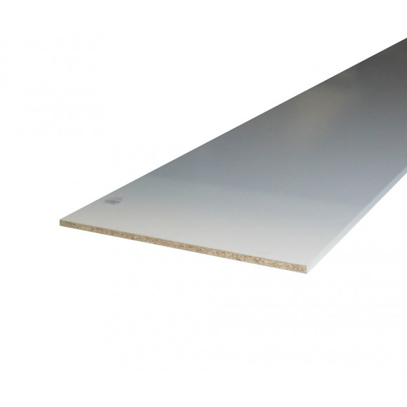 Tablette Mélaminé blanc 18x600 L.2.50m
