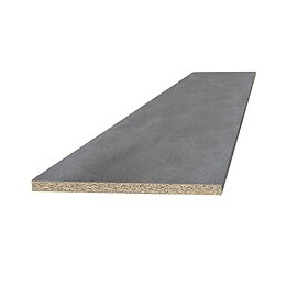 Tablette mélaminé coloris Béton brossé 1200x500x18mm