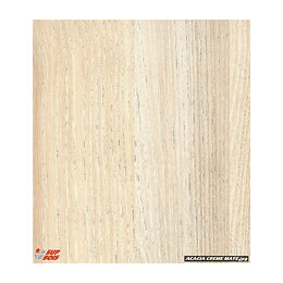 Tablette mélaminé coloris Acacia crème 1200x500x18mm
