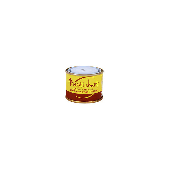 Mastic pour chant aggloméré brun 300g