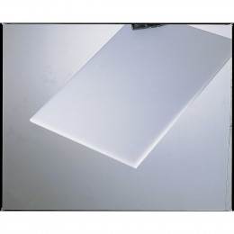 Verre synthétique lisse opalin 2MM 1  x  1 m