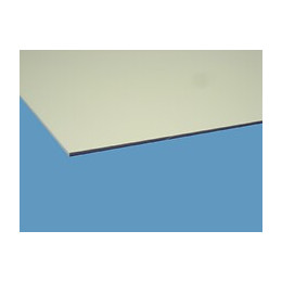 Plaque PVC expansé blanc 6mm 1x1m