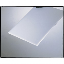 Verre synthétique lisse opalin  4MM 1  x  1 m