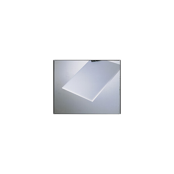 Verre synthétique lisse opalin 2mm 0,5  x  1 m