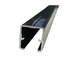 Profil U noir 2m 10mm