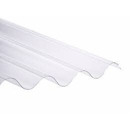 Plaque polycarbonate petite onde 2x0.9m