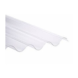 Plaque polycarbonate petite onde 2x0.9m