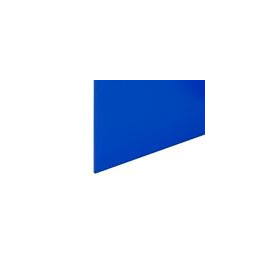 Plaque PMMA bleu intense opaque 2819 0.5x0.5m