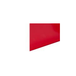 Plaque PMMA rouge intense opaque 4606 0.5x0.25m