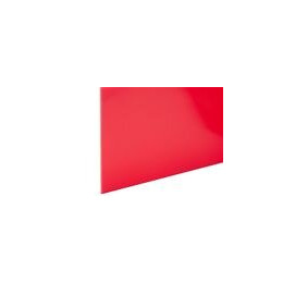 Plaque PMMA rouge classic 4629 0.5x0.5m