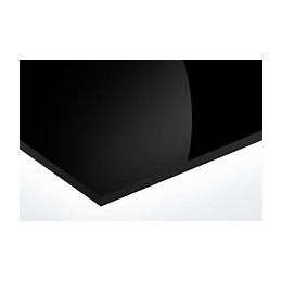 Plaque PMMA noir 2mm 1x1m