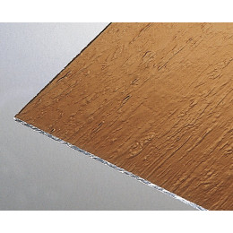 Verre synthétique 2.5mm 100x100cm cyrus sienne