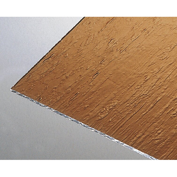 Verre synthétique 2.5mm 100x100cm cyrus sienne