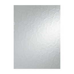 verre synthétique martelé transparent 2MM 1  x  1 m