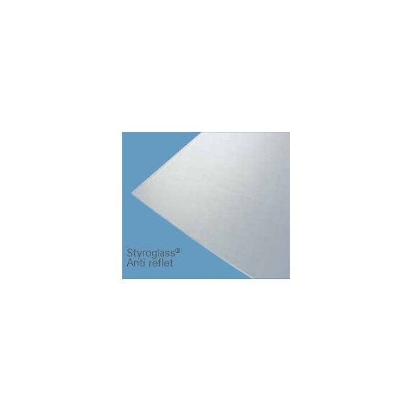 Verre synthétique antireflet 24x30cm