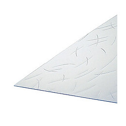 Verre synthétique griffé transparent 2MM 1  x  2 m