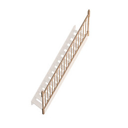 Rampe traditionnelle à balustres tournés esc. droit Provence