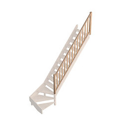 Rampe traditionnelle à balustres moul. escalier QT Provence