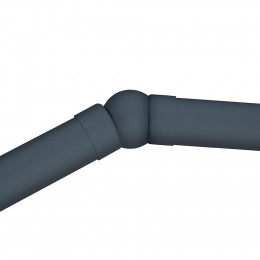 Jonction articulée RA9 pour main courante RAL 7016