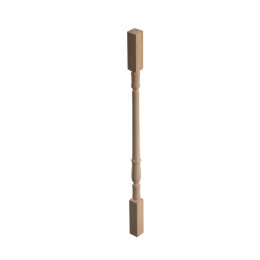 Balustre chêne tourne BT1 section 45x45mm