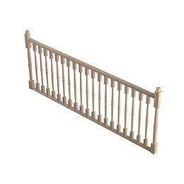 Garde-corps à balustres tournés type T 320cm Provence