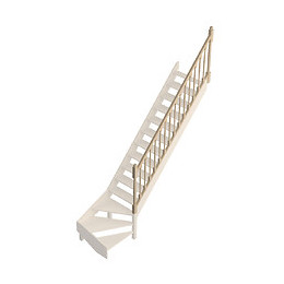 Rampe tournée type T escalier quart tournant bas Jura