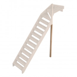 Poteau support quart tournant haut escalier Provence
