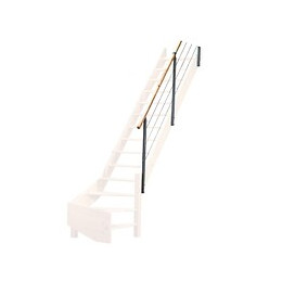 Cottage rampe en sapin et métal modèle D