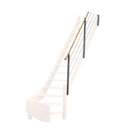 Cottage rampe en sapin et métal modèle D