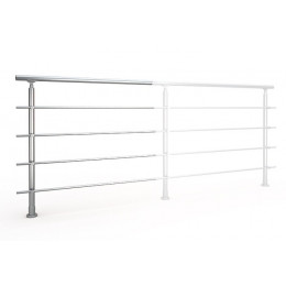 Kit garde-corps Alu Rondo + SECUNDO