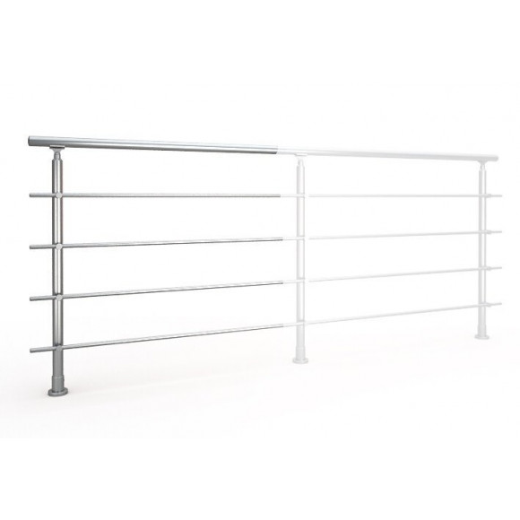 Kit garde-corps Alu Rondo + SECUNDO