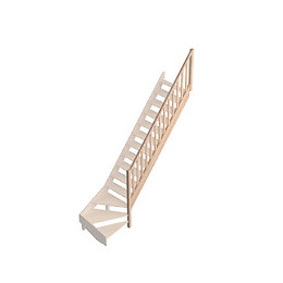 Rampe traditionnelle à balustres moul. A escalier QT Savoie