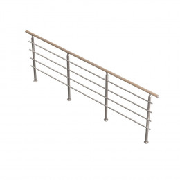 Garde-corps aluminium 320cm escalier BRETAGNE