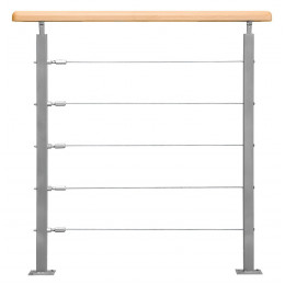 Garde-corps étage 100cm pour l'escalier ALSACE