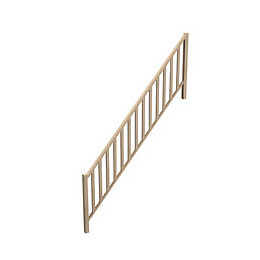 Rampe traditionnelle moulurée A escalier droit Jura