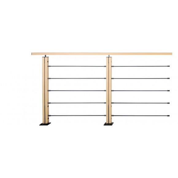 Remplissage tubes gardes corps NERO