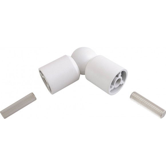 Coude de liaison blanc