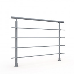 Kit garde-corps ALU RONDO RAL 7037 PRIMO