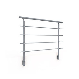 Kit garde-corps ALU RONDO S RAL 7037 PRIMO