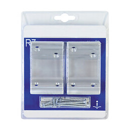 Support fixe en aluminium pour main courante 2P