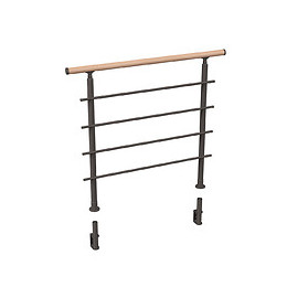 Garde-corps étage Alu gris RAL 7024 120cm BIAX