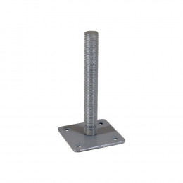 Support de fixation au sol pour poteau - invisible