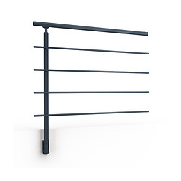 Kit garde-corps ALU RONDO RAL 7016 S SECUNDO