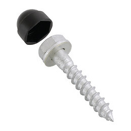 Tirefonds pour sol bois BLACK diamètre 10x60mm '4 pièces'