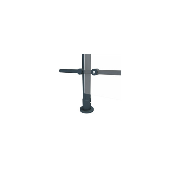 Pièces de fixations plexi sur lisses RA13 RAL 7016