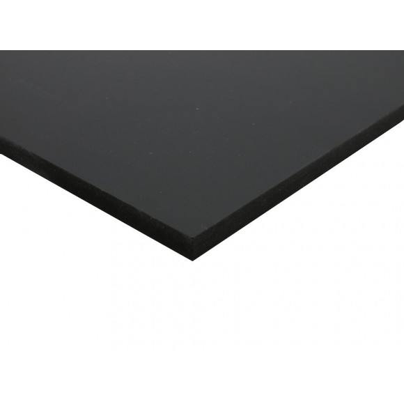 Panneau fibre noir 10mm 250x122cm