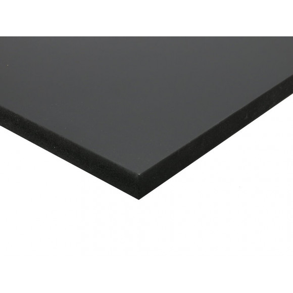 Panneau fibre noir 15mm 250x61cm